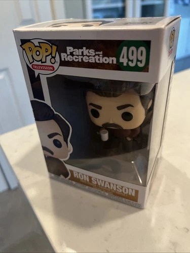 FUNKO POP! Television Parks and Recreation #499, RON SWANSON Vinyl Figure, NIB