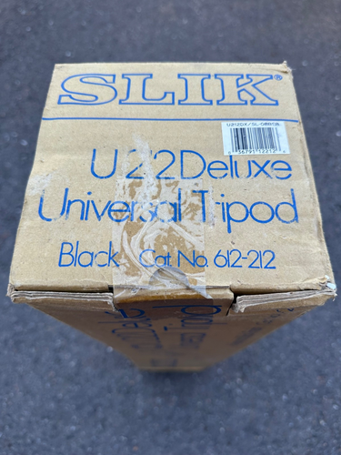 NEW IN BOX - SLIK UNIVERSAL U-212 DELUXE TRIPOD w/ 3-Way Pan Tilt Head SEALED - Picture 5 of 7