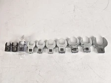 Napa Carlyle Tools 10 Pc 3/8" Drive Crowsfoot WRENCH SAE Set 3/8" - 1"