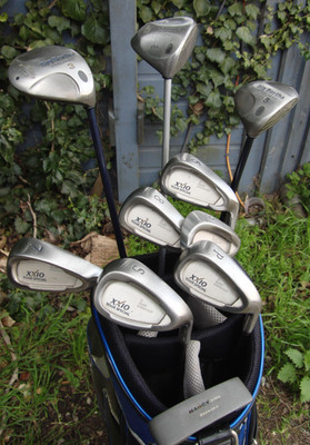 Set XXIO Tour Special 6-SW + Callaway Driver + 3 Holz + 5 Holz + Nancy Sport Putter *