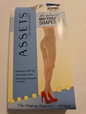 Assets by SPANX Size 4 High Waist Mid Thigh Shapewear Nude Sara Blakely NWT
