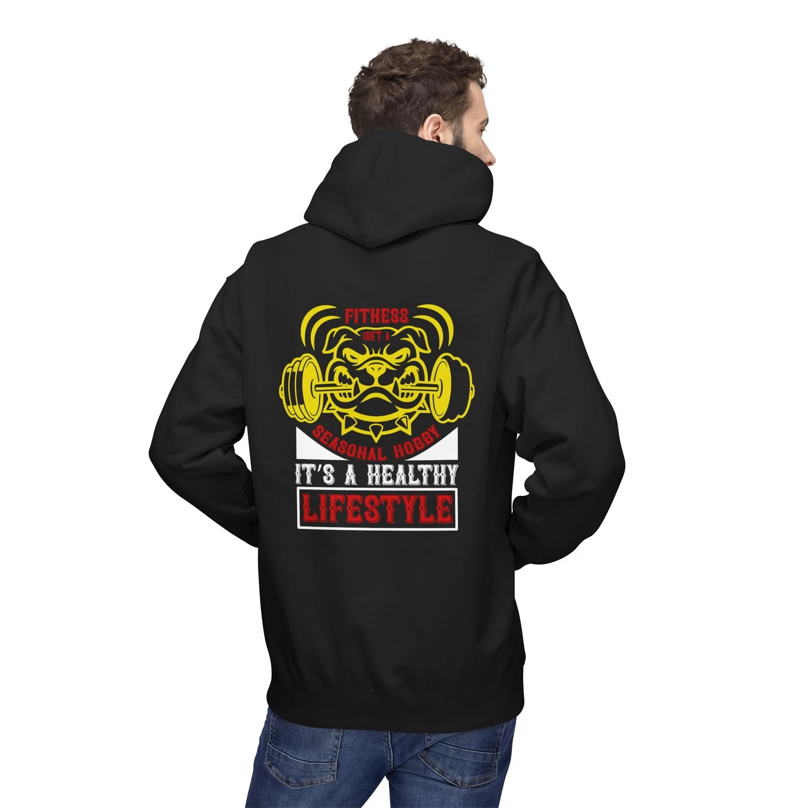 Fitness Lifestyle Hoodie, Unisex Gym Sweater, Workout Gear, Casual Wear, [...]