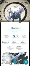 Pok mon G0 - Shiny Kyurem Special Background Go Fest 2026 Trinket lucky