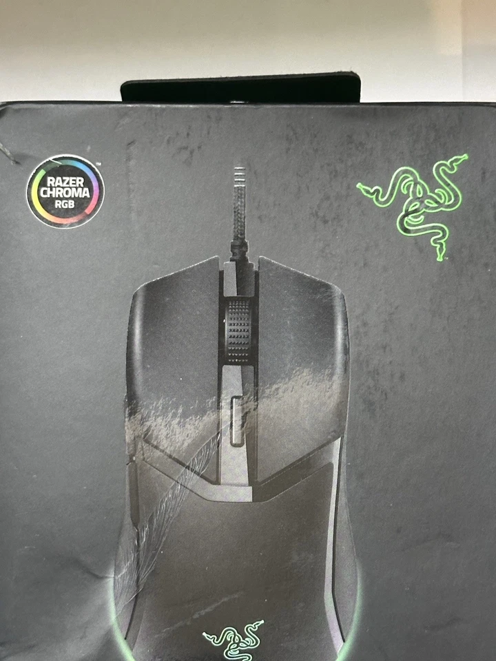 Razer Cobra Lightweight Optical Wired RGB Gaming Mouse / NEW Damaged Box - Image 2 of 4