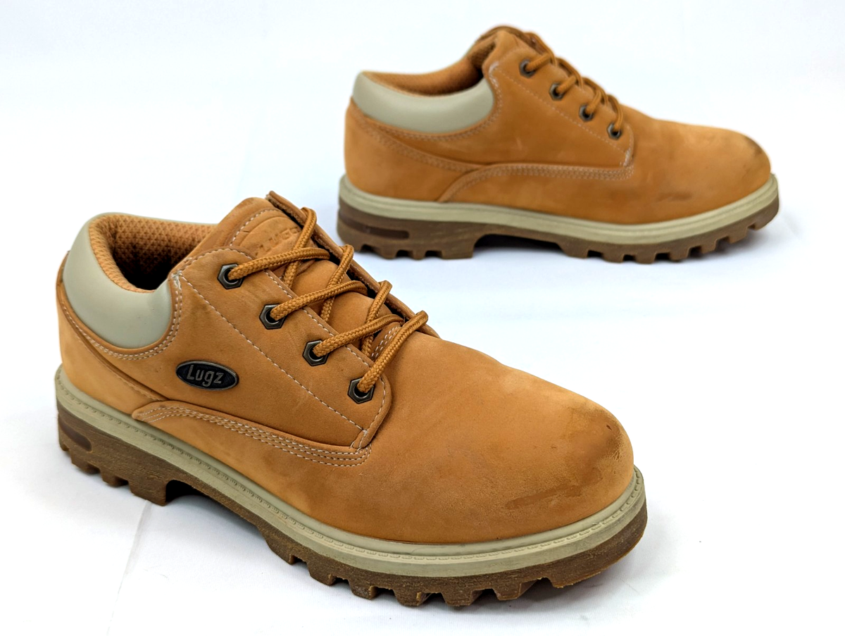 Lugz Leather Low Classic Drifter Work Boot Men 8 Wheat Suede  display picture 2