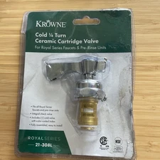 Krowne Royal Series Cold Replacement Valve Assembly; Incl 21-308L - Free