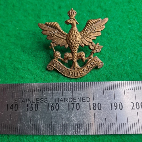 WW2 British Army 26th Hussars Cavalry Regiment (XXVI) Collar Badge