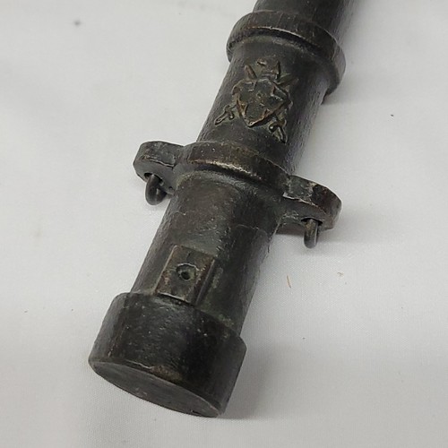 Rare Bombard 15th century Spain replica Canon metal wood military history - Picture 7 of 12
