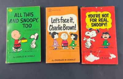 All This & Snoopy Too  Face it Charlie Brown You're Not For Real Snoopy Book Lot