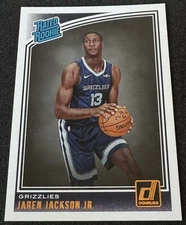 2018-19 Donruss Jaren Jackson RC #188 Michigan St Spartans - Memphis Grizzlies