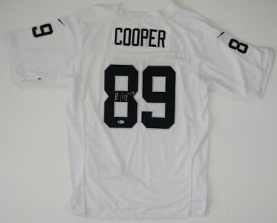 Amari Cooper signed Oakland Raiders football jersey proof Beckett COA autographed Amari Cooper signed Oakland Raiders football jersey proof Beckett COA autographed