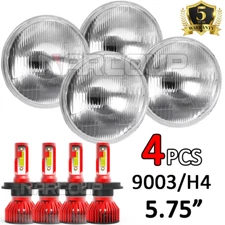 4PCS 5.75" 5 3/4" LED-Headlights HI/LO Beam for Pontiac GTO-Grand Prix Firebird