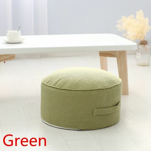 Rund Tatami Kissen Meditation Yoga Stuhl einfarbig hochfester Schwammsitz - Bild 18 von 22