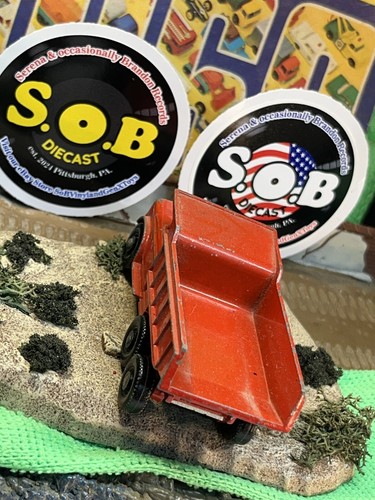 Lesney Matchbox 1966 Dumper Truck No 48 Red Diecast EX Condition - Picture 5 of 6