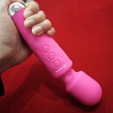 20 Modi Massagestab Plug Wand Massager Massagegerät Wasserdicht Vibrator Stark