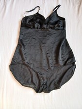 SKIMS Fits Barely There Bodysuit Brief With Snaps Silky CAolor Black Size 2X G22