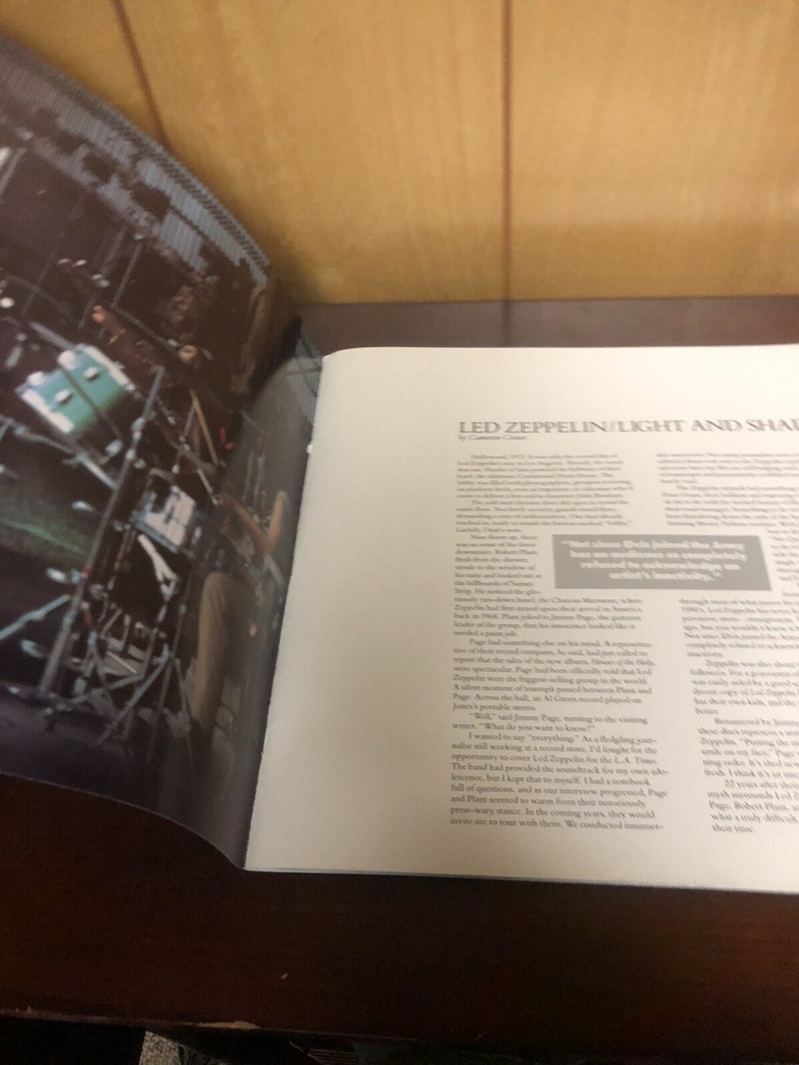Led Zeppelin 1990 Atlantic Records 82144 Book Only | eBay