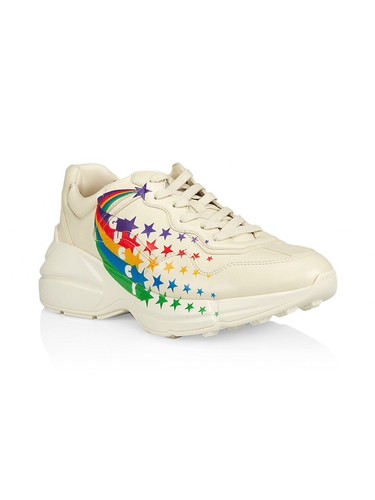 Gucci Rhython Evolution Sneaker Rainbow Shooting Stars CLEARANCE PRICE