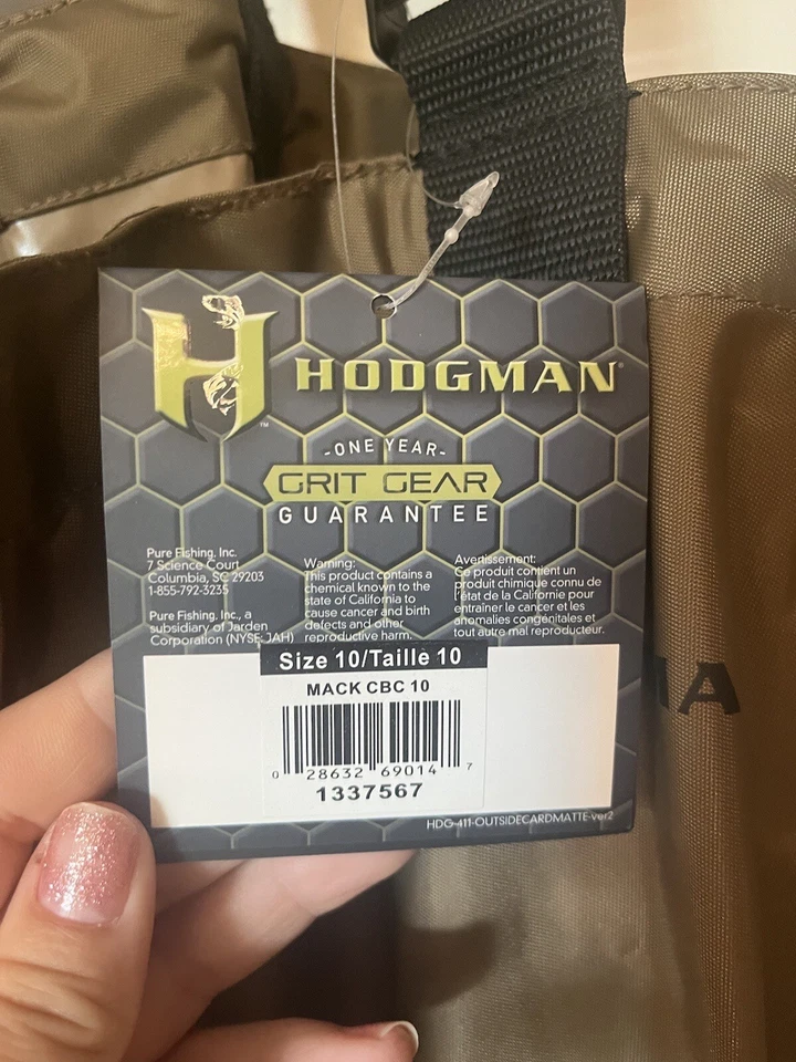 Hodgeman Mackenzie Mens Size 10 Nylon/PVC Cleat Chest Bootfoot Wader NIB - Image 2 of 4