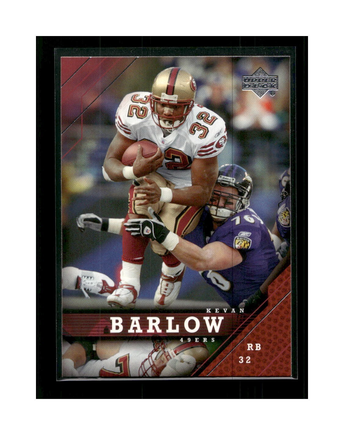 2005 Upper Deck #157 Kevan Barlow San Francisco 49ers FOOTBALL