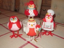 Target Spritz Featherly Friends 2023 Valentine's Day Birds Set of 4 Brand New