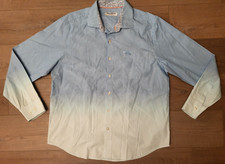 Tommy Bahama Button Down Front Up 100 Pima Cotton Dress Shirt Striped L Large