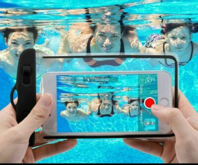 Underwater Phone Case 6.0'' Waterproof Pouch Bag For iPhone XR Huawei Xiaomi 
