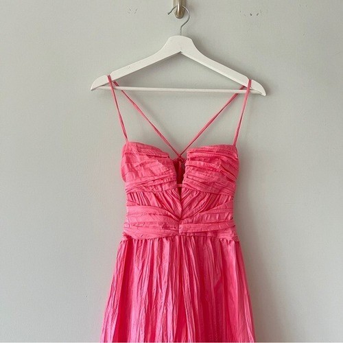 Antonio Melani Seraphina Pink Green Ombre Maxi Dress Size 6 - Picture 3 of 6