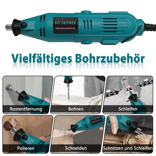 226-tlg. Schleifgerät Multifunktionswerkzeug Mini Schleifer Set Schleifmaschine - Bild 7 von 12