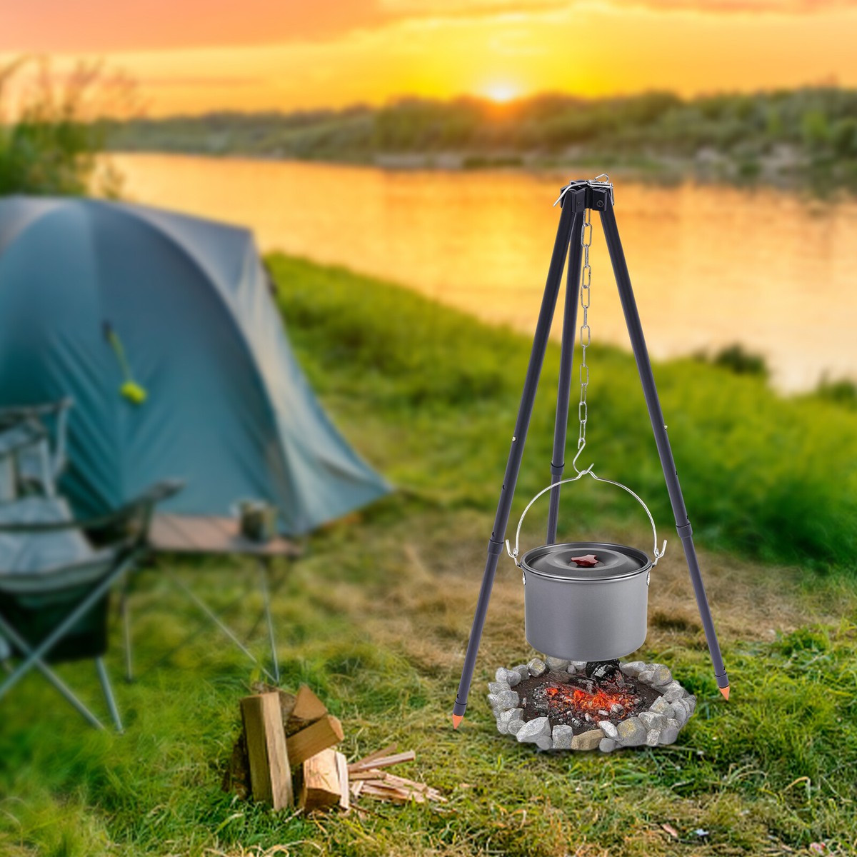 レア】カルマストア TRIPOD LANTERN HANGER 165CM Tripod