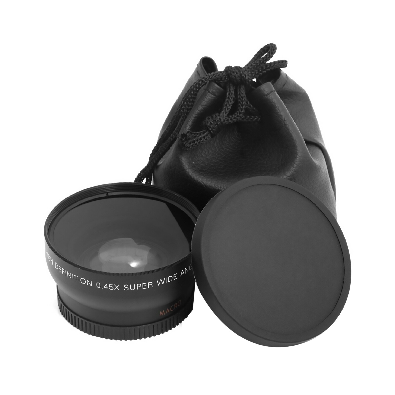 52MM 0.45x Wide Angle Lens + Macro Lens for 52mm DSLR and digital camera G