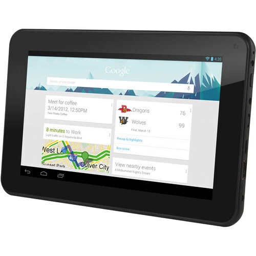 Ematic EGQ307RD 7" HD Touchscreen Quad Core Tablet with WiFi (Black) - New - Image 3 of 4