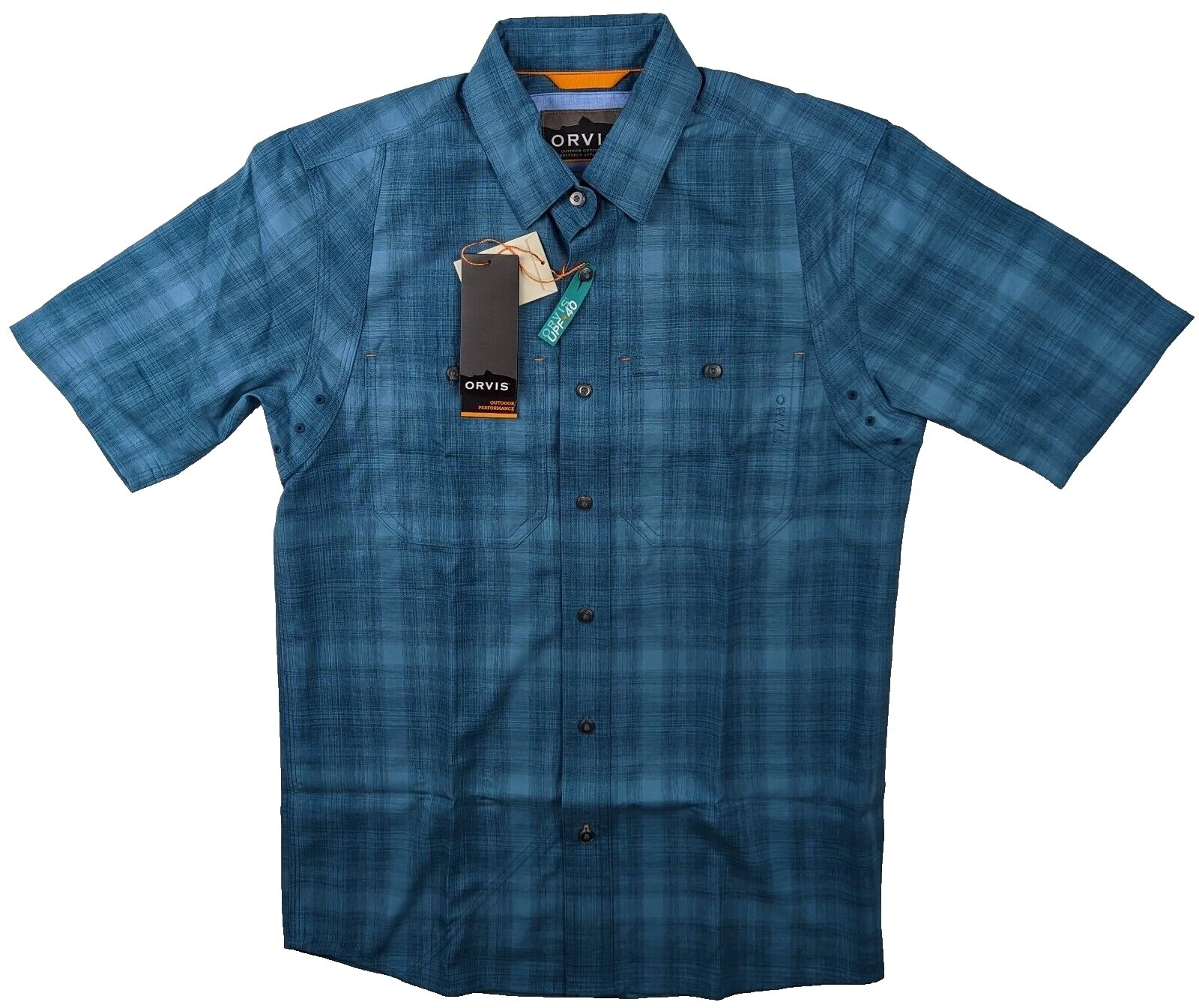Poliéster Orvis Informal Con Botones camisas para hombres