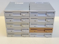 LOT of 10 Samsung 1.44MB 3.5in Beige Floppy Disk Drive TESTED