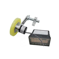 CALT GHW38 300mm Roller Rubber Wheel Length Position Meter Measuring Pulse Ro...