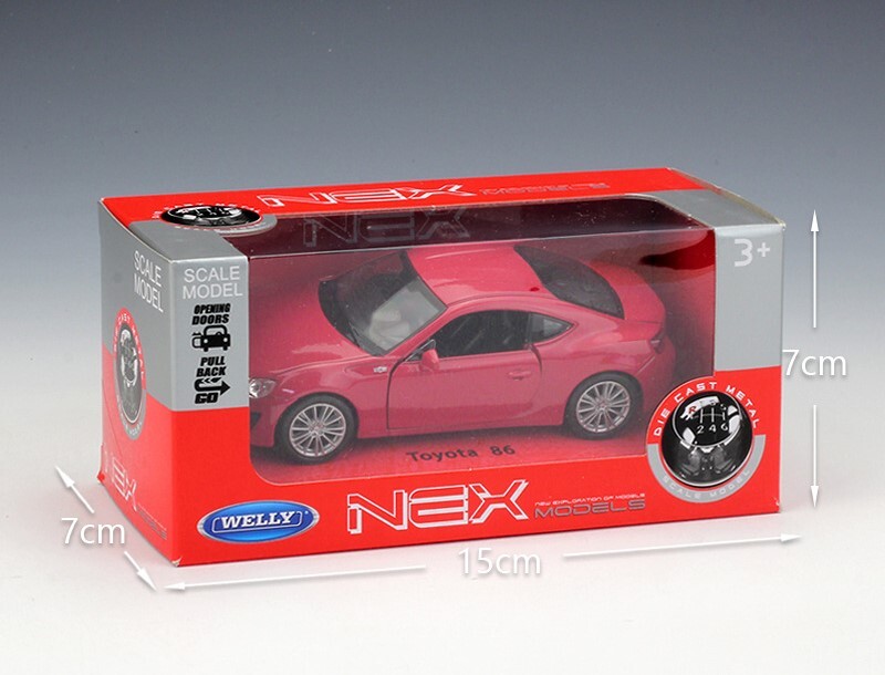 Welly 1:36 Toyota 86 Diecast Pullback Model Car Boy Toy | eBay