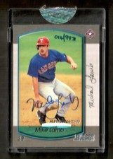 MIKE LAMB 2006 Bowman Originals Buyback Autographs #648 SERIAL # 14/993