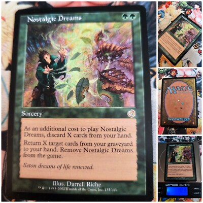 MTG Nostalgic Dreams Nm     Torment Rare 2002 Magic Gathering Deck Og Card