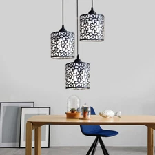 3-Head Modern Ceiling Hanging Light Pendant Lamp Chandelier Dining Room Fixture
