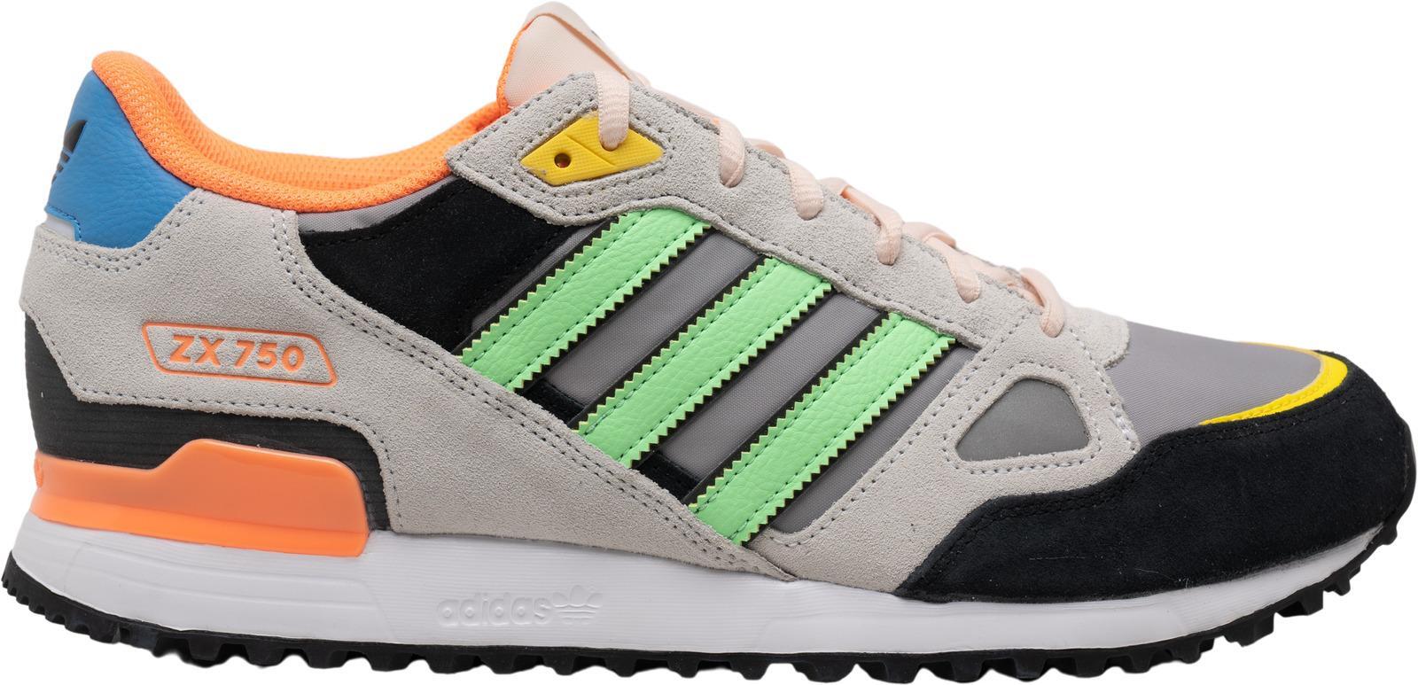 Size 12 Adidas ZX 750 White Beam Green Orange for sale online