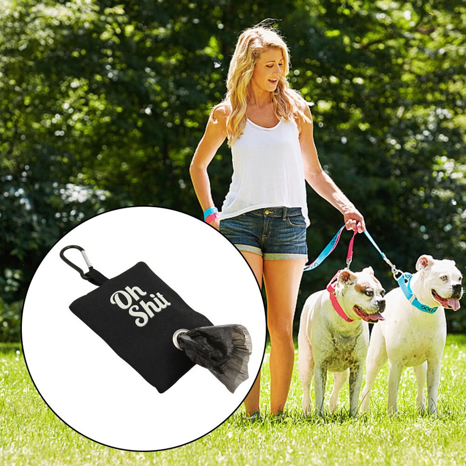 Pet Poop Waste Bag Garbage Bag Dispenser for Outdoor Walking Pick Up