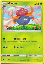 Gloom 5/147 Burning Shadows Uncommon Pokemon Card