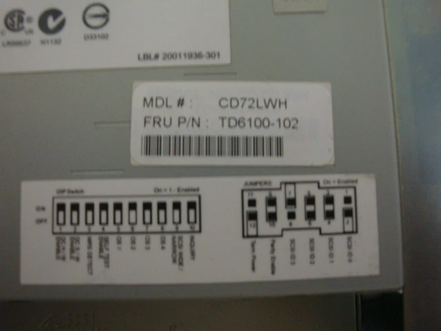 IBM 71P9163 Internal DAT72  DDS5 Tape Drive 5.25" Bezel - Image 4 of 4