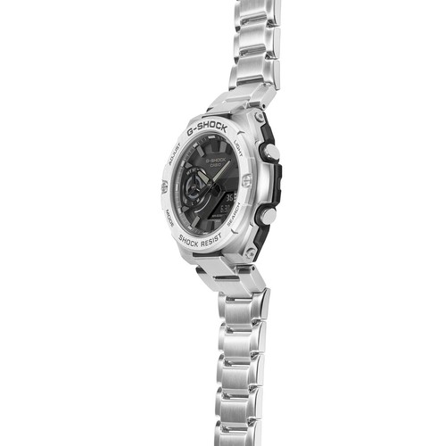 CASIO G-SHOCK G-STEEL GST-B500D-1A1ER BLUETOOTH, SMARTPHONE LINK Y ENERGIA SOLAR - Photo 4 sur 9