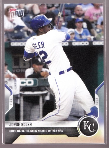 2021 Topps Now 555 Jorge Soler