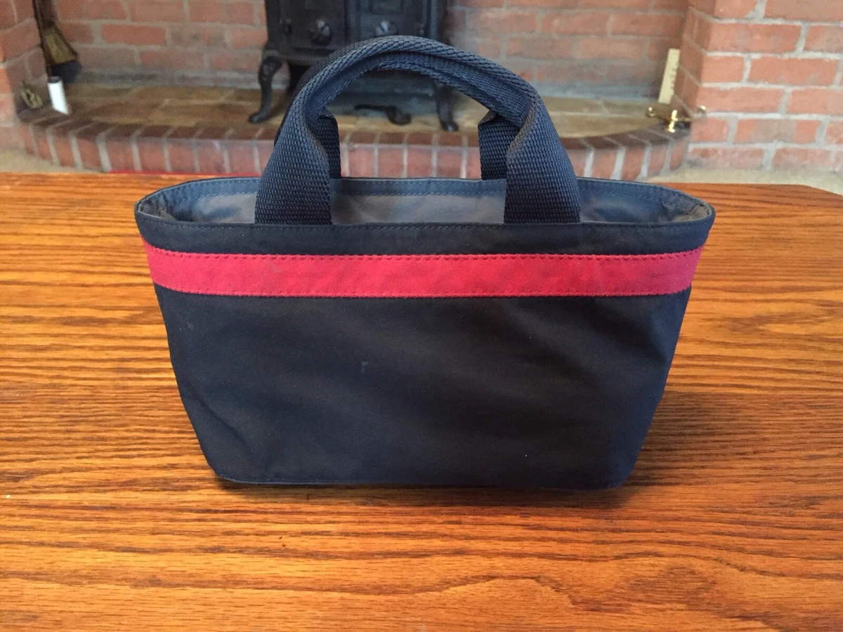 Genuine Black Prada Linea Rossa Sport Ladies Small Bag Vegan 1990s