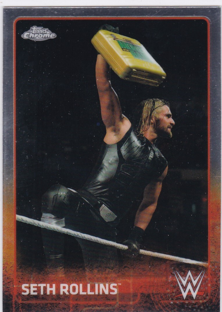 2015 Topps Chrome WWE Wrestling #63 Seth Rollins