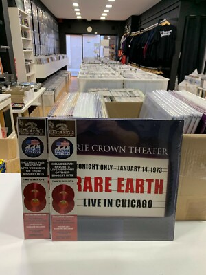 RARE EARTH 2 LP Live In Chicago 14/01/1973 Versiegelt RSD 2021