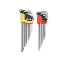Wiha 66982 ErgoStar Ball End Hex L-Key, Inch and Metric, 22-Piece- Free Shipping