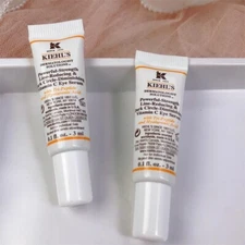 2X Kiehl's Powerful-Strength Line-Reducing Dark Circle Vitamin C Eye Serum 0.1OZ